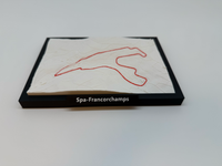 3D-Miniatur-F1-Rennstrecke: Spa Francorchamps