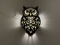 Uil lamp LED Wit